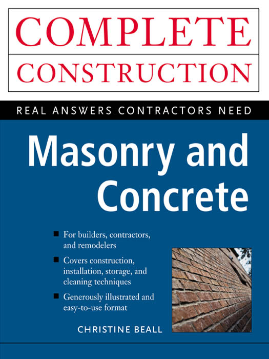 Title details for Masonry and Concrete by Christine Beall - Wait list
